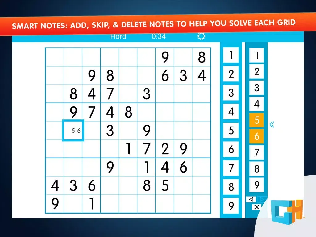 Tangkapan skrin Sudoku FREE by GameHouse iPad 