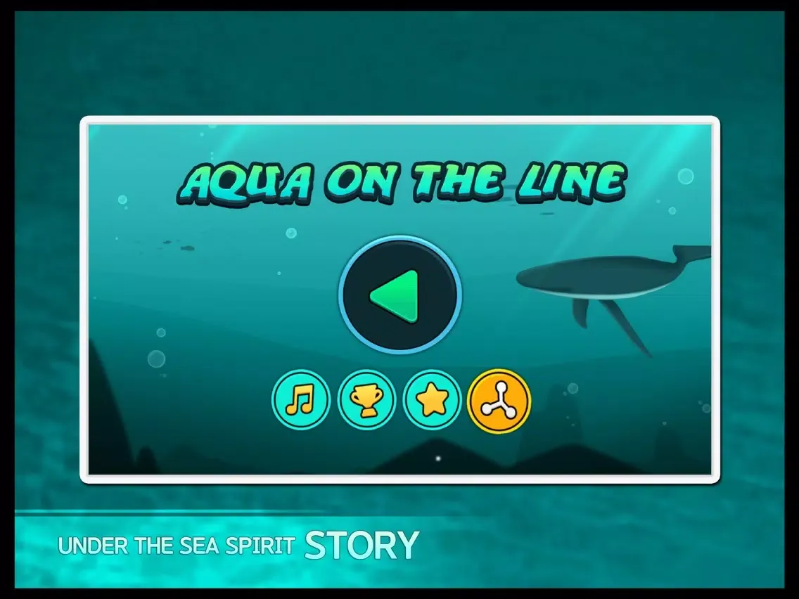 Tangkapan skrin Aqua On The Line iPad 