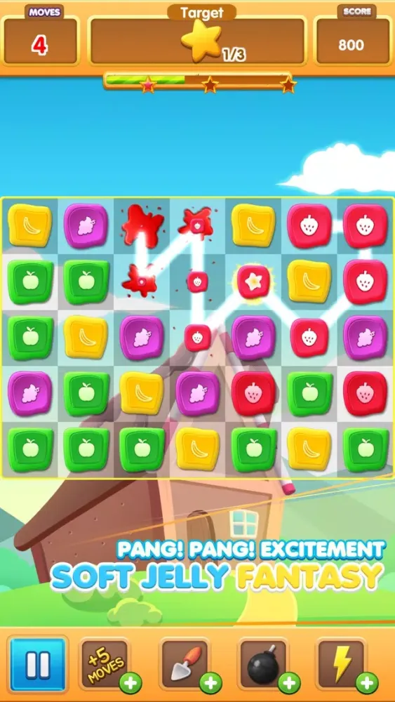 Tangkapan skrin Jelly Link Puzzle Classic