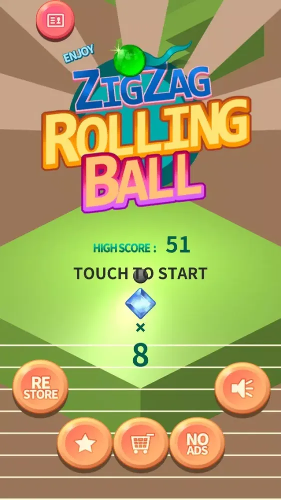 ZigZag Rolling Ball Screenshots