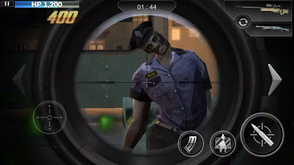 ภาพหน้าจอของ Zombie Sniper : Survival Game