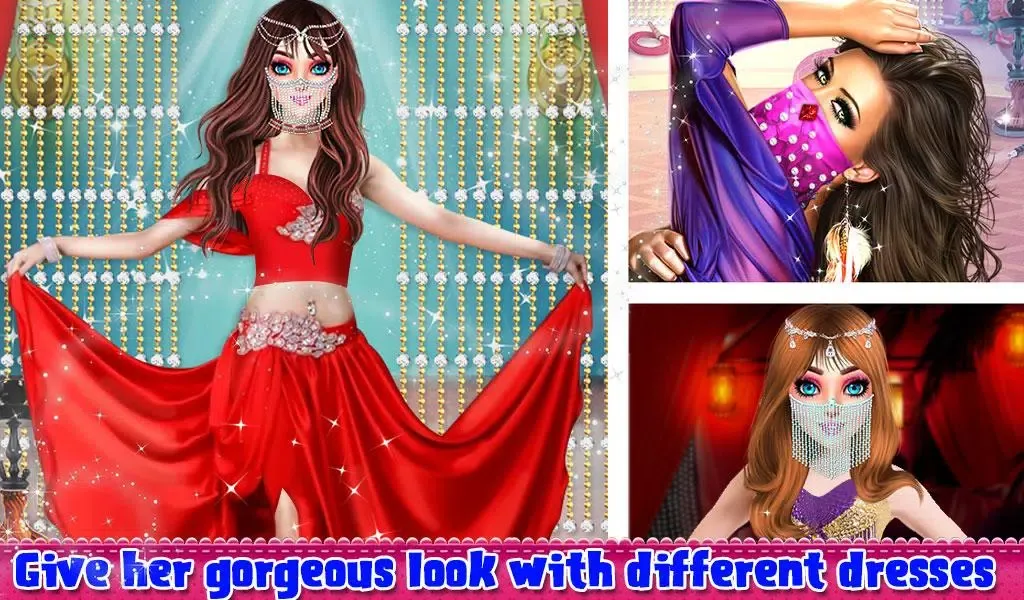 Beautiful Belly Dancer Dressup Screenshots