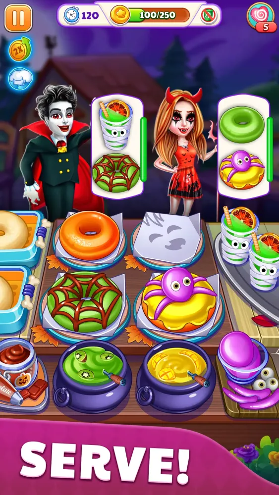 Halloween Madness Cooking Game Screenshots