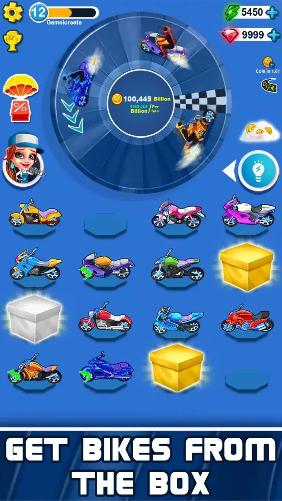 Zrzuty ekranu Merge Bike Idle Games