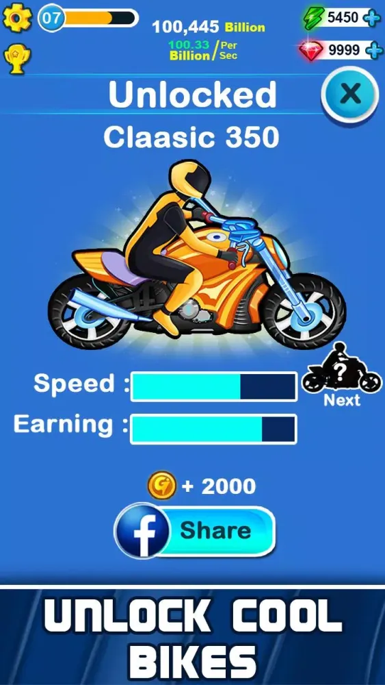 Zrzuty ekranu Merge Bike Idle Games