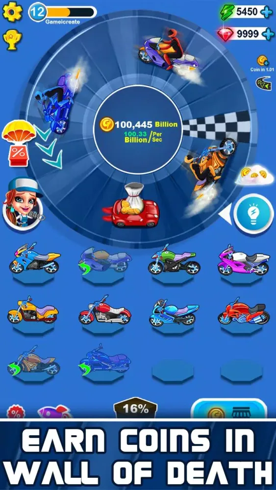 Zrzuty ekranu Merge Bike Idle Games