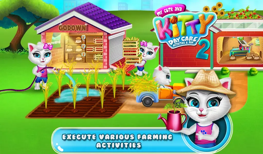 ภาพหน้าจอของ Kitty Daycare Salon Games