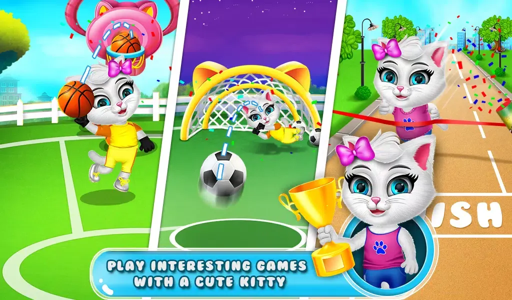 ภาพหน้าจอของ Kitty Daycare Salon Games