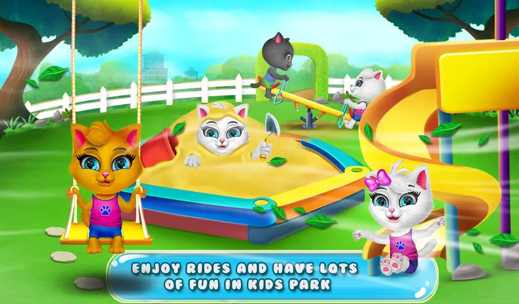 ภาพหน้าจอของ Kitty Daycare Salon Games
