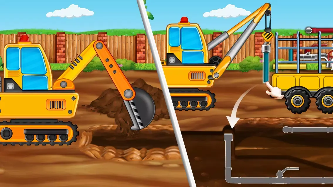 Screenshot di Kids Construction City builder
