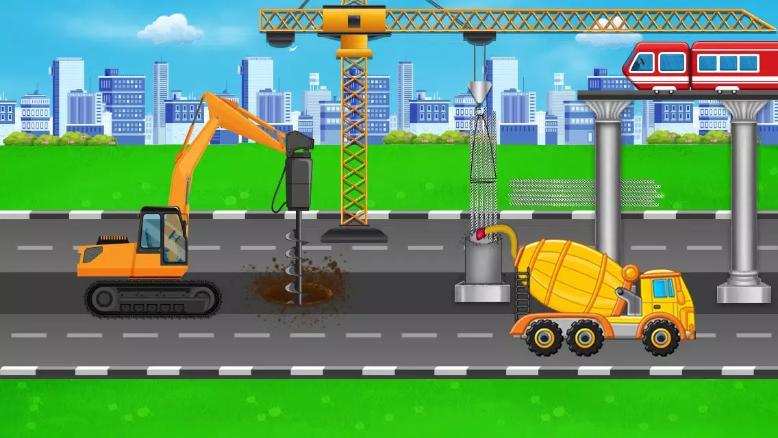 Screenshot di Kids Construction City builder