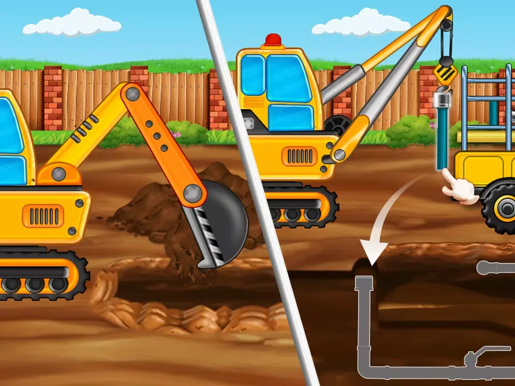 Screenshot di Kids Construction City builder