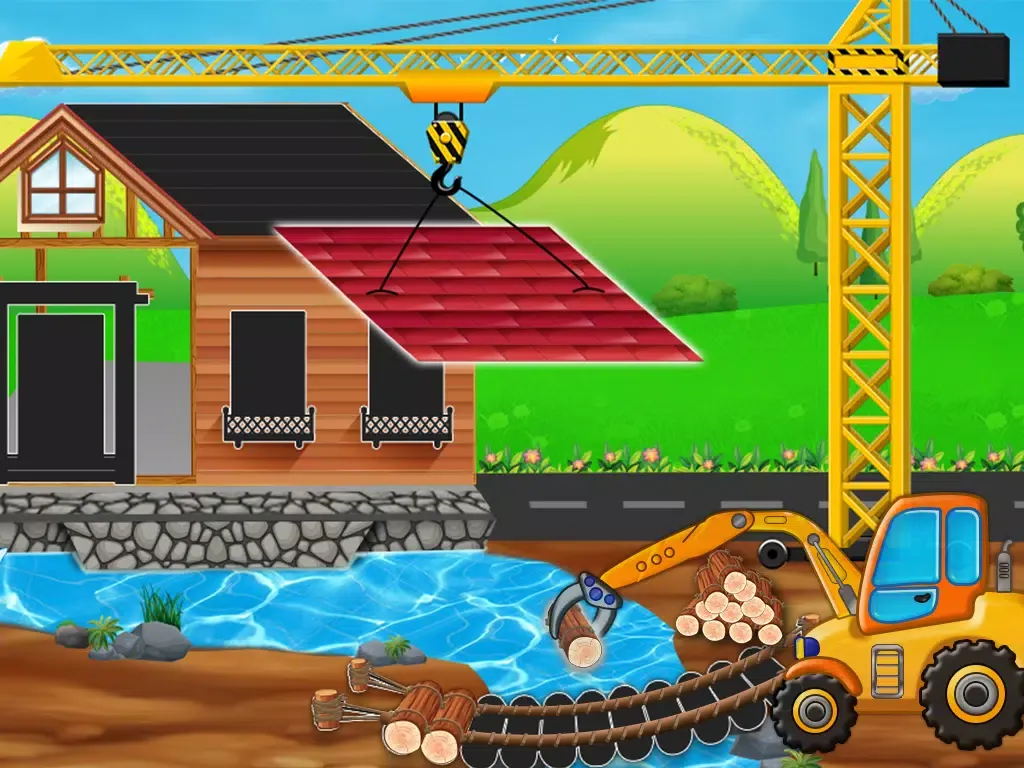 Screenshot di Kids Construction City builder