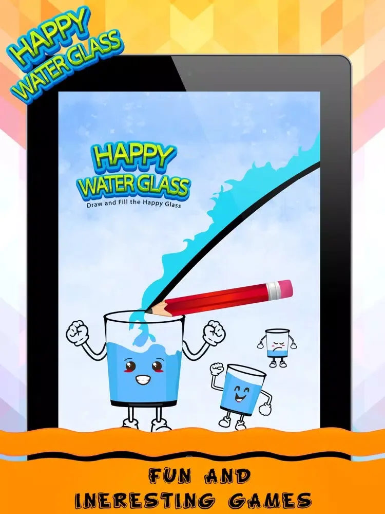 Capturas de tela do Happy Water Glass iPad 