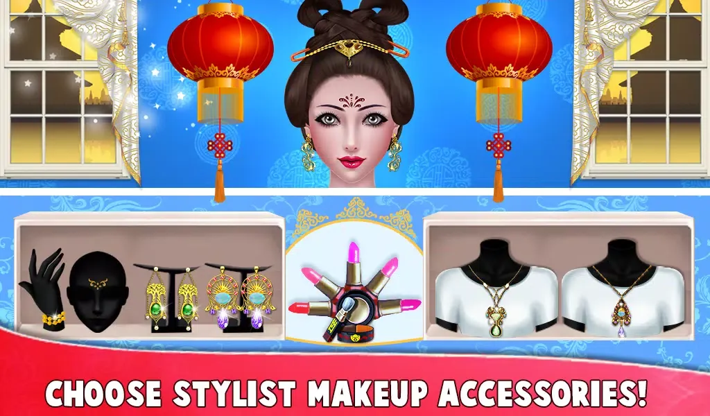 Capturas de pantalla de Chinese Girl Dressup Makeup