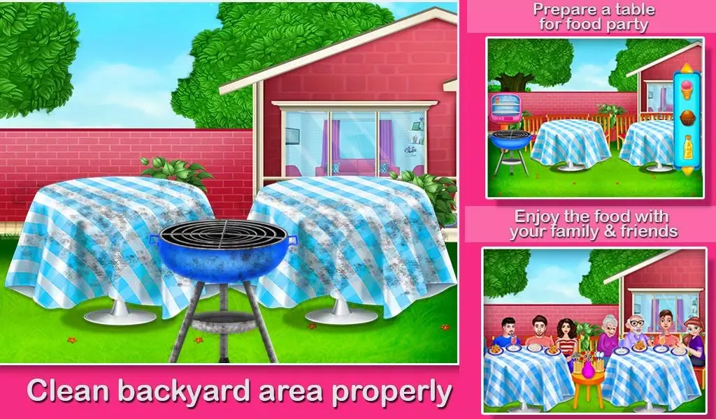 Screenshot di Family Plan A Cookout Story