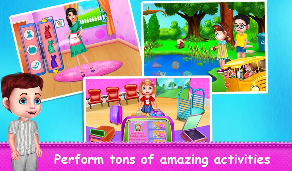 Family Summer Vacation Games Ekran Görüntüleri