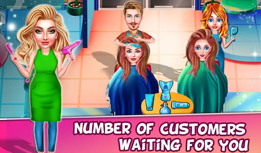 Tangkapan skrin Barber Shop - Simulator Games