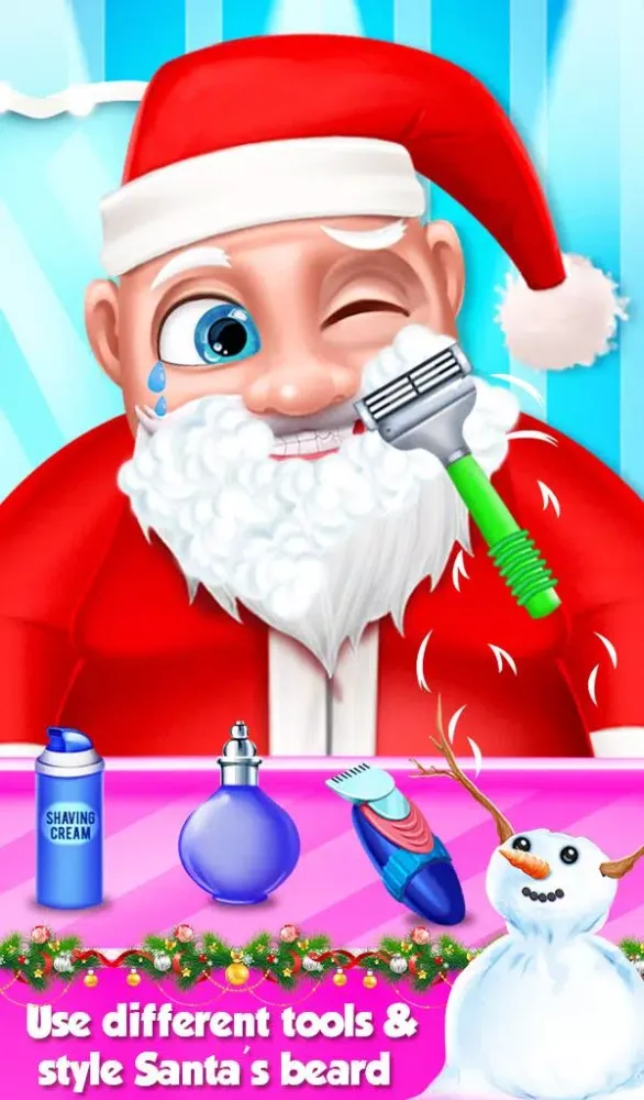 Christmas Santa Beard Shave應用截圖