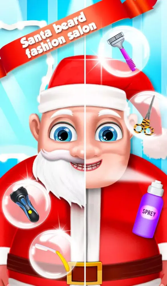 Christmas Santa Beard Shave應用截圖