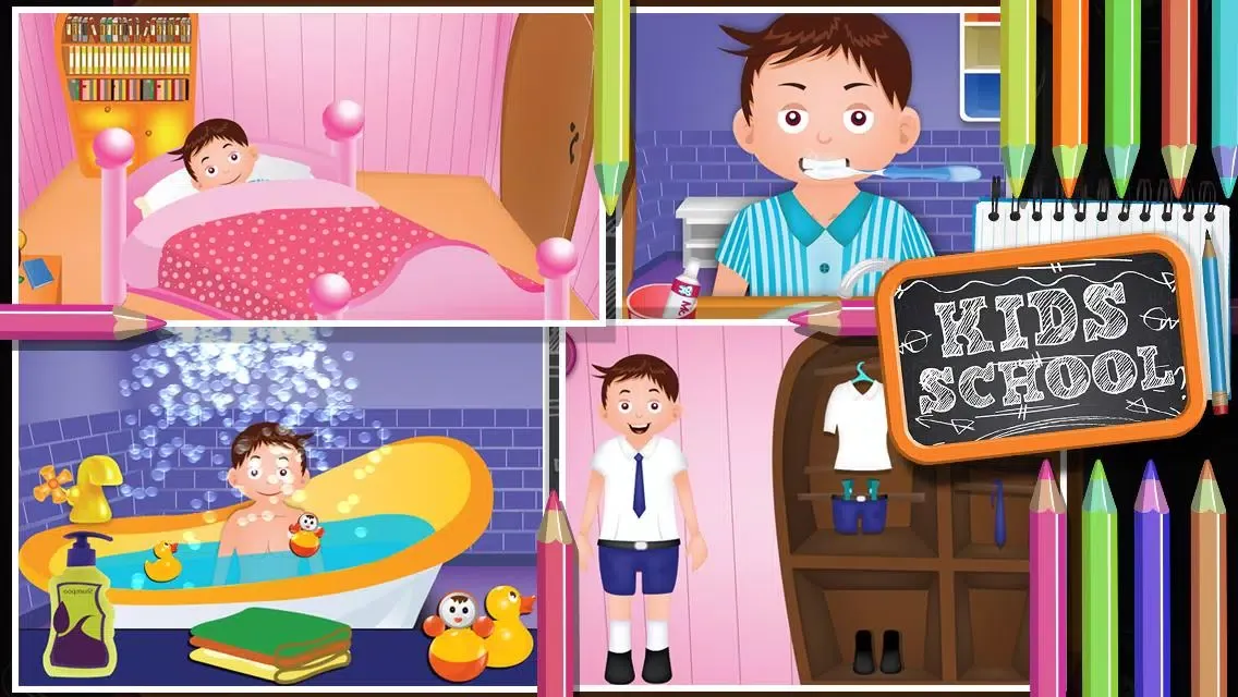 Kids School سکرین شاٹس
