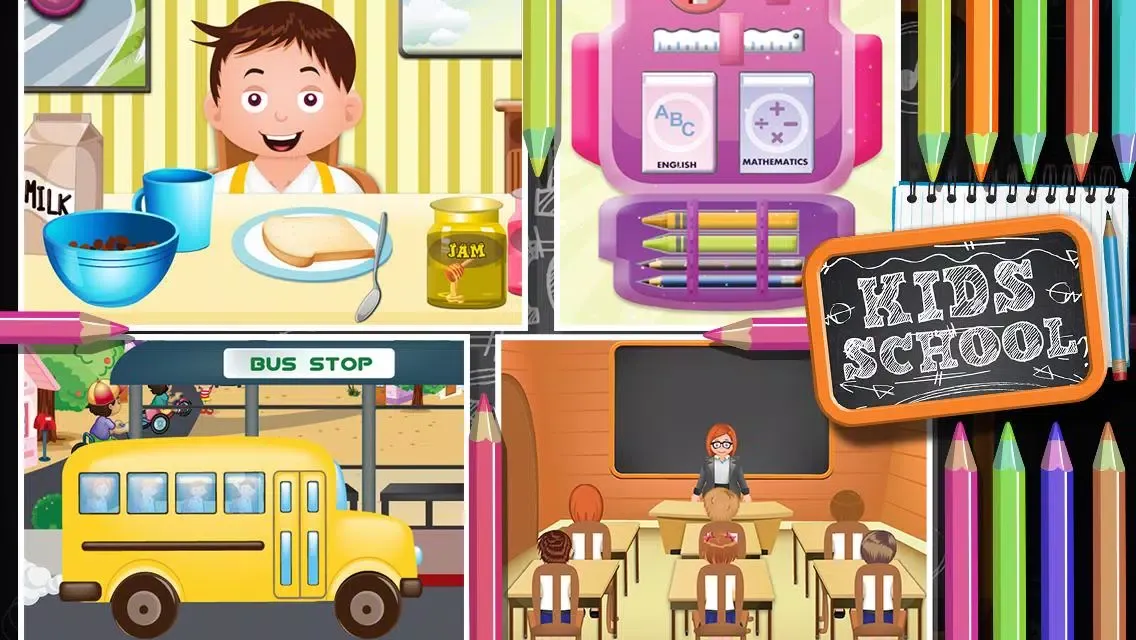 Kids School سکرین شاٹس