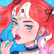 花花填色的圖標