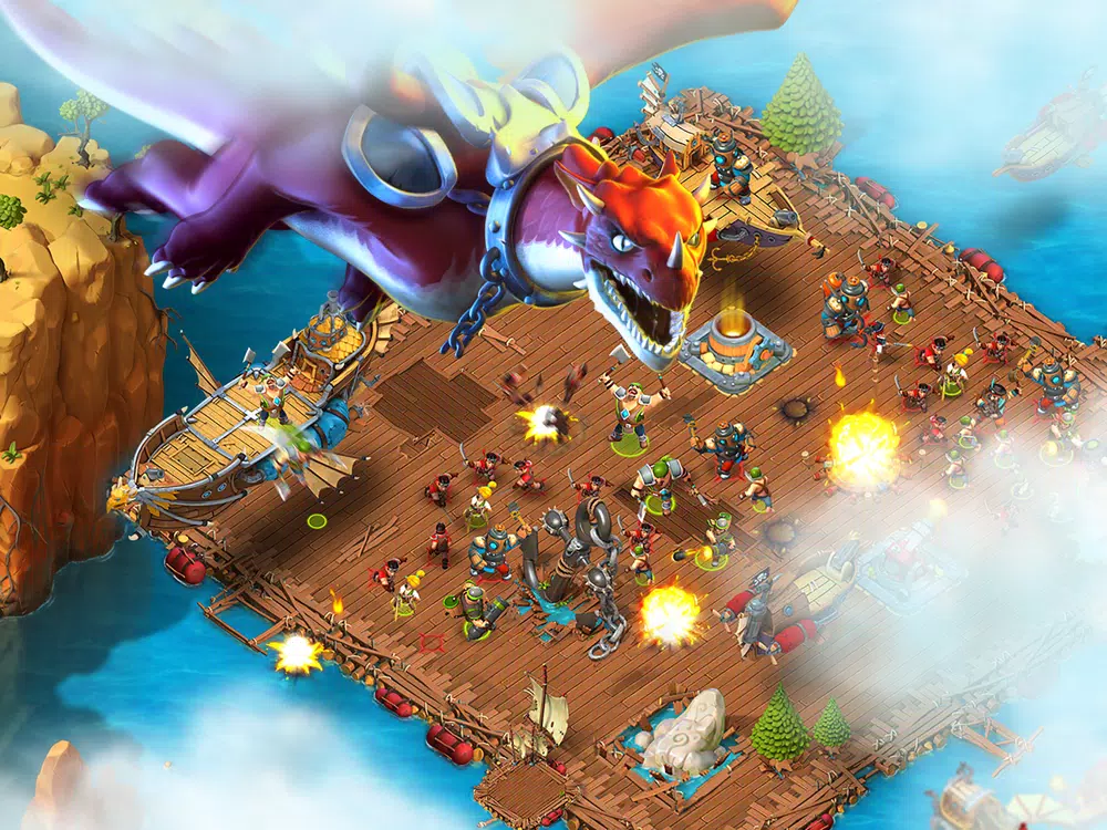 ภาพหน้าจอของ Cloud Raiders iPad 