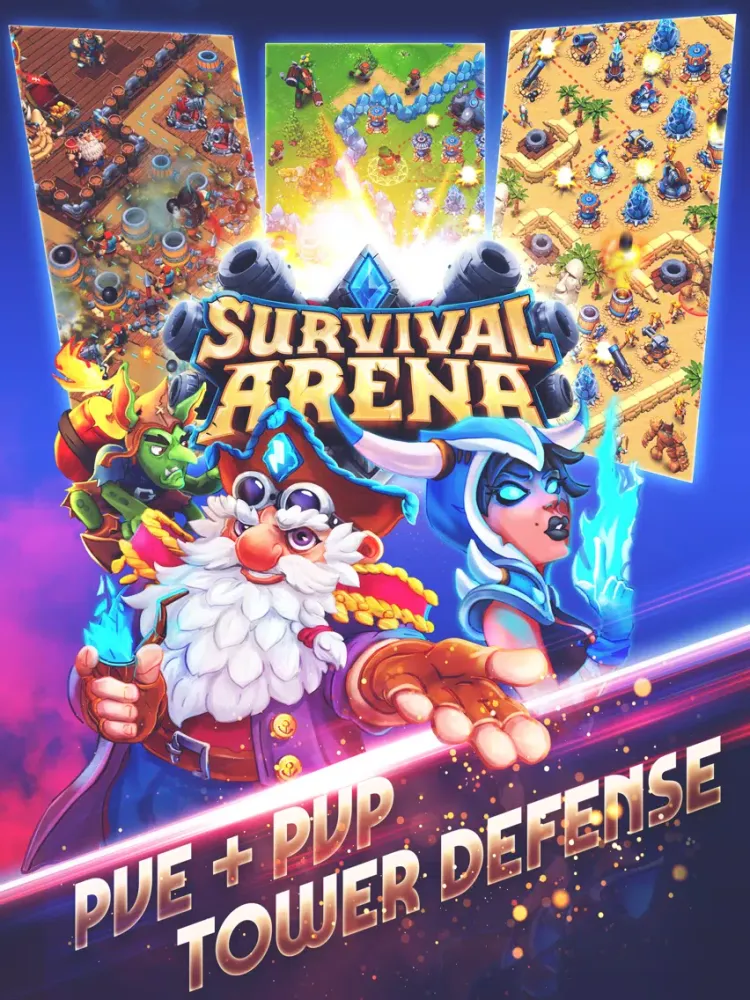 Survival Arena™ TD iPad  Screenshots