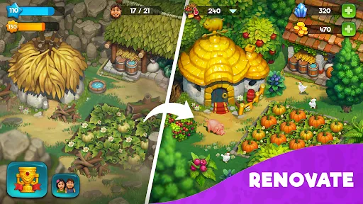 Zrzuty ekranu The Tribez: Build a Village