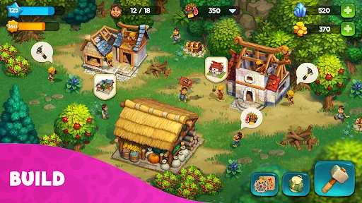 Zrzuty ekranu The Tribez: Build a Village
