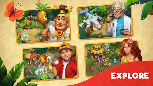 Zrzuty ekranu The Tribez: Build a Village