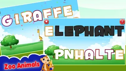 Zrzuty ekranu kids Spelling Practice Animals -Phonics Words Free