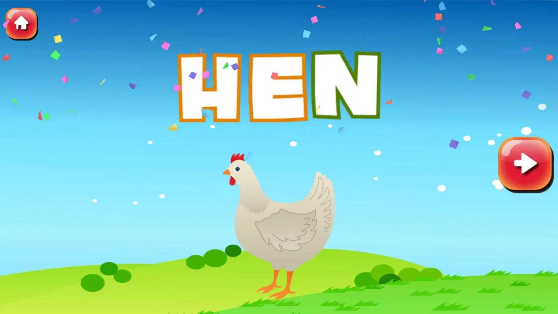 Spelling Learning Birds スクリーンショット