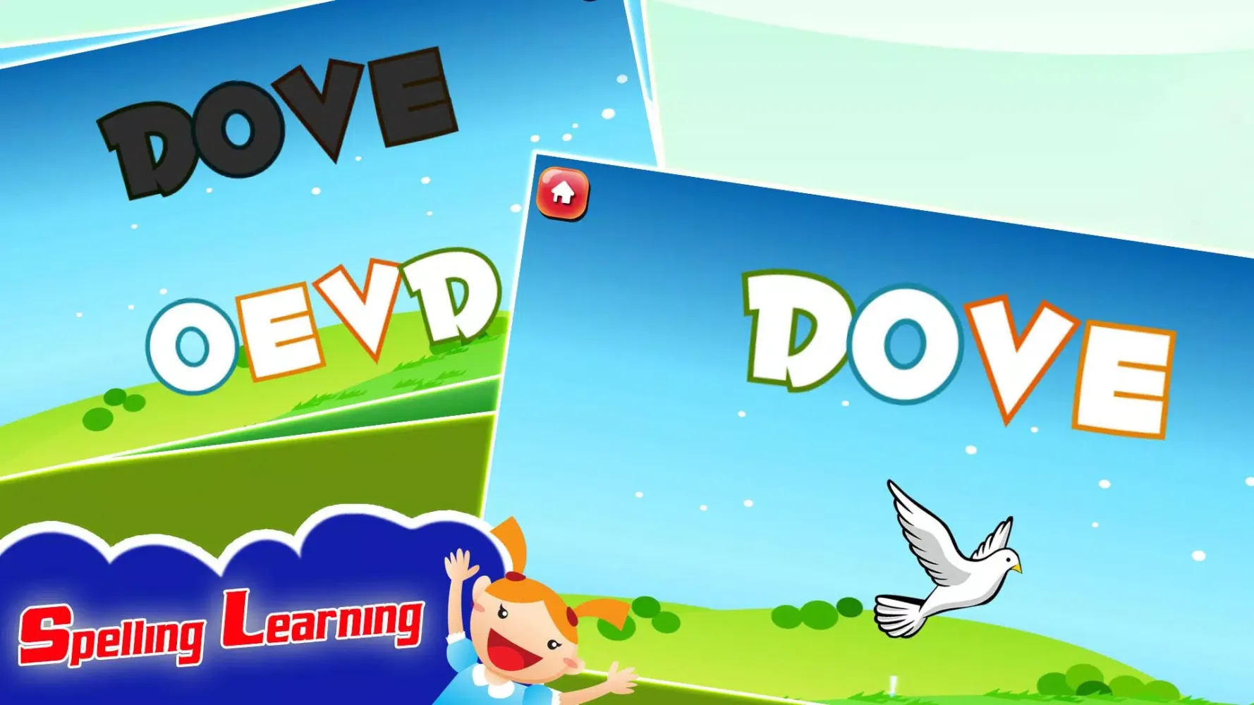 Spelling Learning Birds スクリーンショット