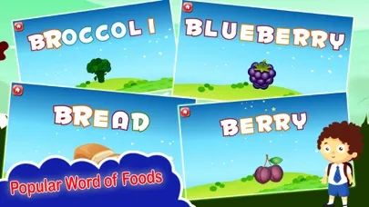 Zrzuty ekranu Spelling Learning Foods Phonics Words for Kids