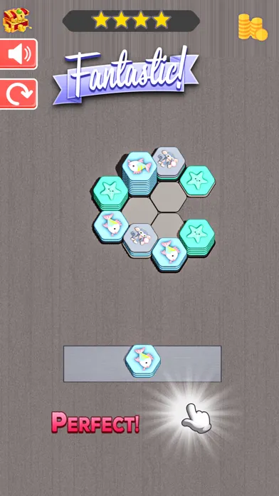 Captures d'écran de Hexa Sort Merge Puzzle Game 3D