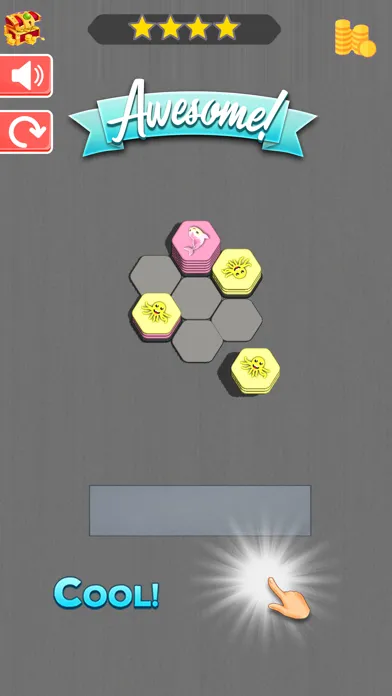 Captures d'écran de Hexa Sort Merge Puzzle Game 3D