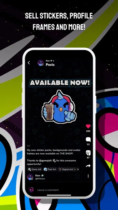 Game Jolt Social Screenshots