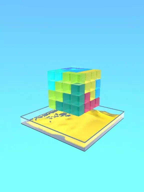 ภาพหน้าจอของ Chroma Cubes iPad 