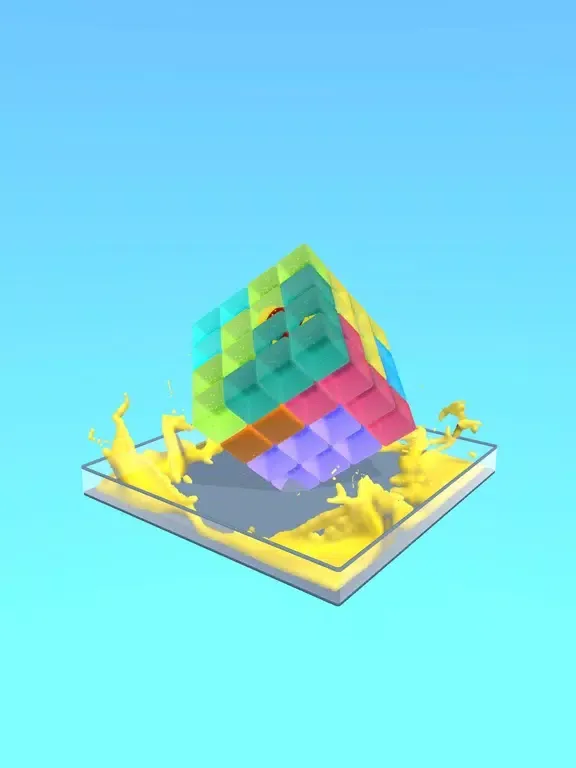 ภาพหน้าจอของ Chroma Cubes iPad 