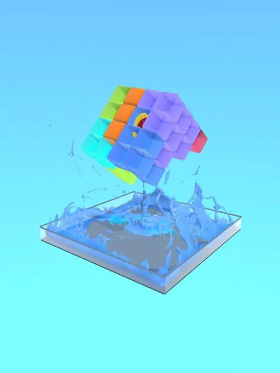 ภาพหน้าจอของ Chroma Cubes iPad 