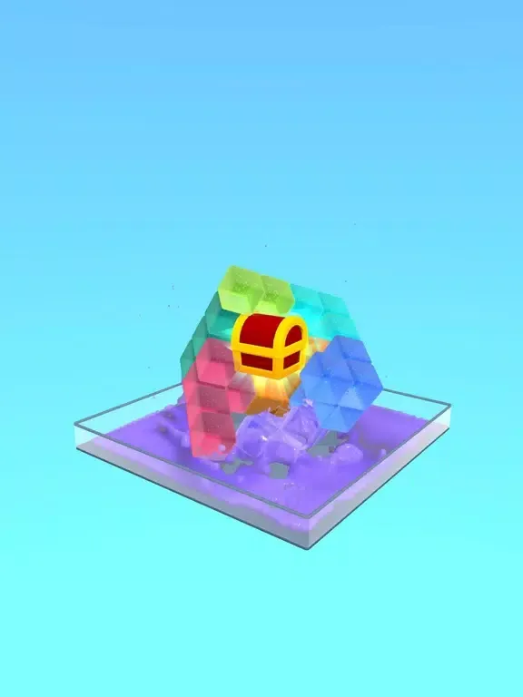 ภาพหน้าจอของ Chroma Cubes iPad 