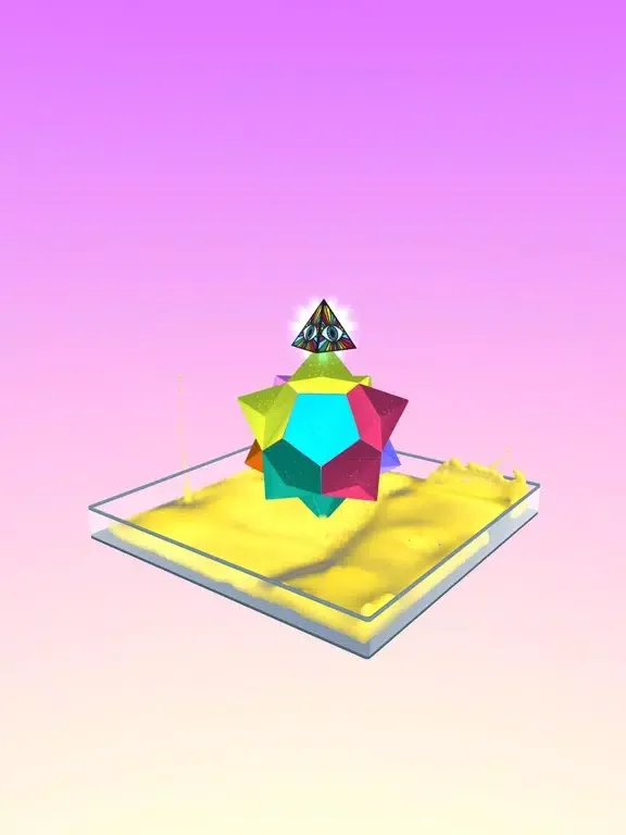 ภาพหน้าจอของ Chroma Cubes iPad 