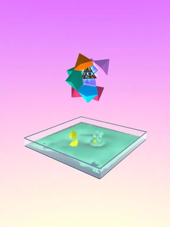 ภาพหน้าจอของ Chroma Cubes iPad 