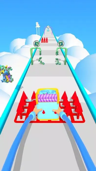 Capturas de tela do Laundry Run!