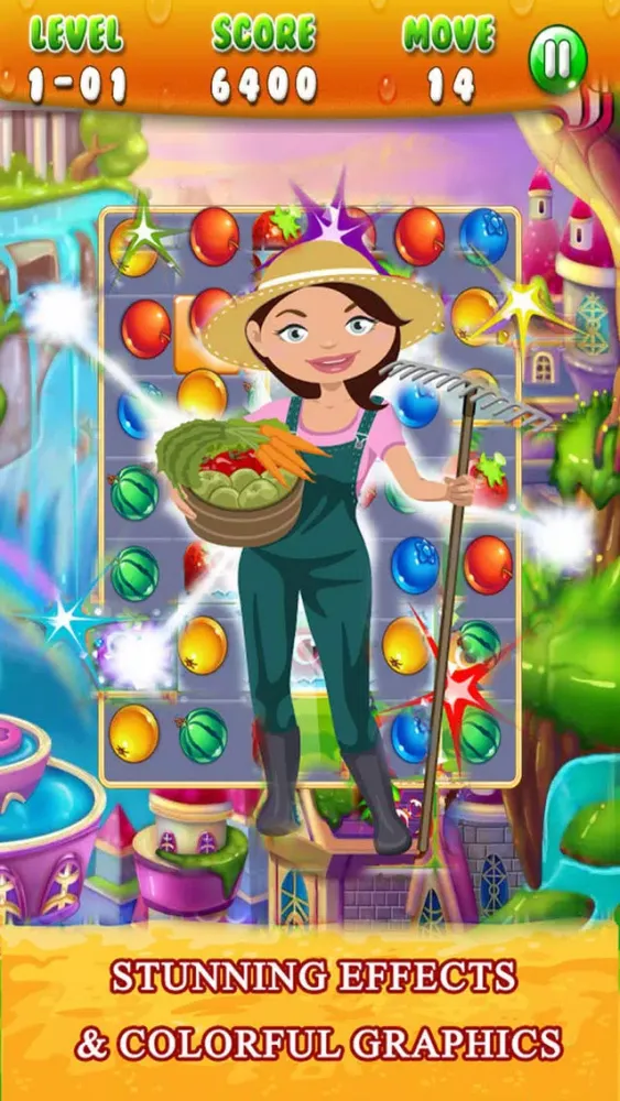 Jam Fruit Puzzle: Game Quest应用截图
