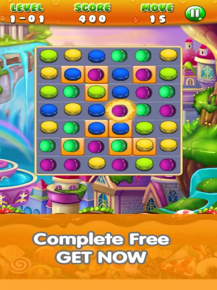 صور Candy Tour - Crazy Candy Line iPad 
