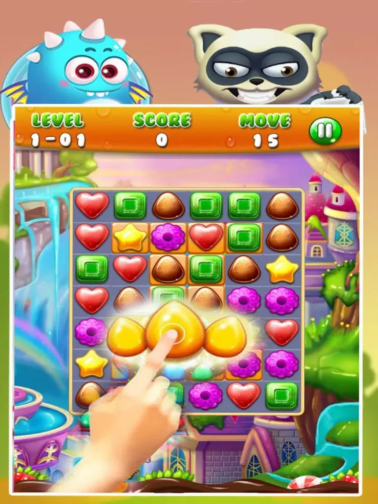 Ảnh chụp màn hình của Sweet Cookie Jelly Mania iPad 