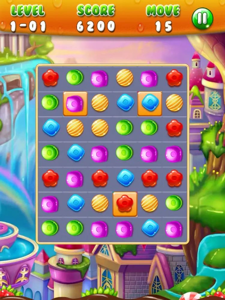 تصاویر Cookie Match3 Paradise iPad 